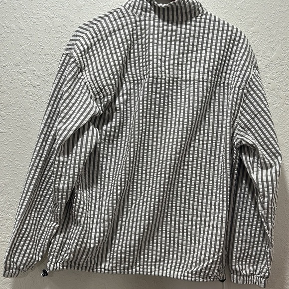 Levi’s men's octavia lightweight anorak striped hoodies size M GUC… - Picture 8 of 14